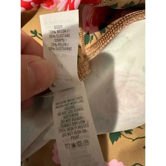 Aerie Floral Bike Short | Size L - Picture 4 of 5